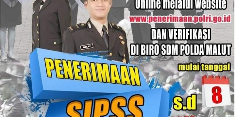 Penerimaan SIPSS 2024 Resmi Dibuka, Polda ajak Putra-Putri Terbaik Malut Mendaftar
