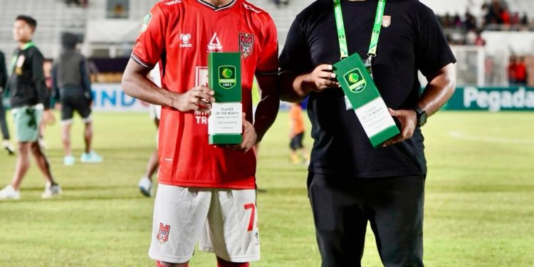 Dua Punggawa Malut United Raih Penghargaan Liga Indonesia