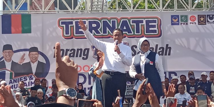 Kampanye di Kota Ternate Anies Janjikan Perubahan untuk Maluku Utara