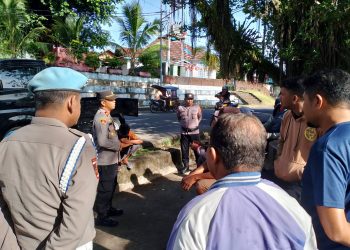 Polsek Jailolo ajak Masyarakat Jaga Kambtimas Jelang Pemilu