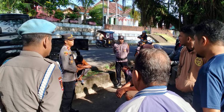 Polsek Jailolo ajak Masyarakat Jaga Kambtimas Jelang Pemilu