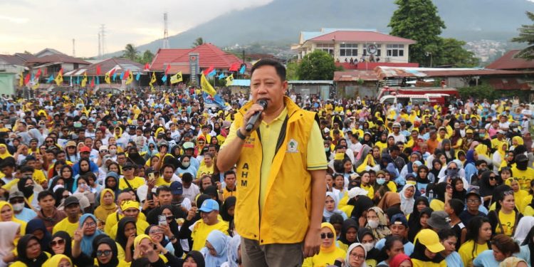 Kampanye Akbar, AHM dan Aliong Mus Ajak Masyarakat Maluku Utara Milih Prabowo – Gibran