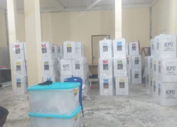 Terkendala Cuaca, Kotak Suara Kecamatan Lolut Belum di Distribusi ke 12 Desa