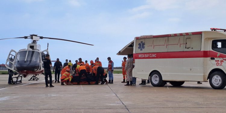 Seluruh Korban Heli Bell 429 PK-WSW Berhasil Dievakuasi