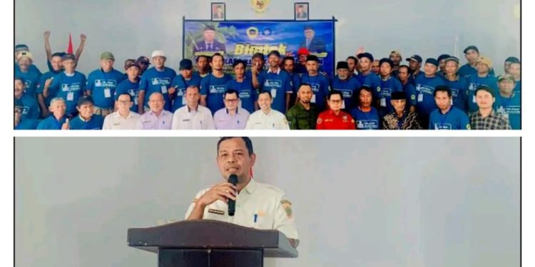 Sekkab Serahkan Bantuan Sarana Perikanan dan Pembukaan Bimtek