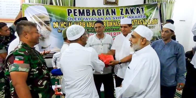 Habib Abubabar Bin Hasan Alattas Terima Kunjungam Danrem