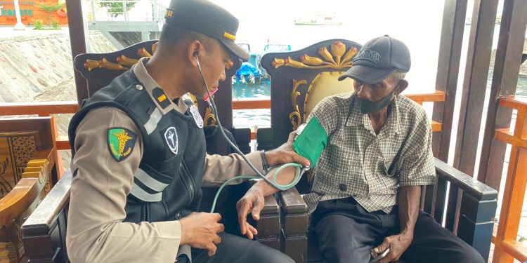 Polda Malut Gelar Pemeriksaan Kesehatan untuk Pemudik