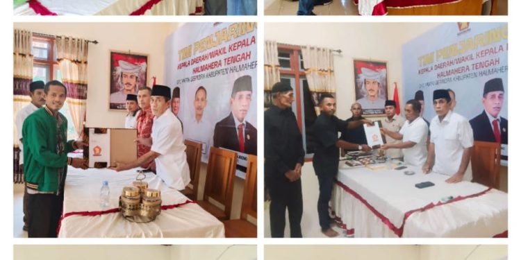 DPC Partai Gerindra Halteng Tnerima 12 Orang Cabup dan Satu Cawabup di Pilkada 2024