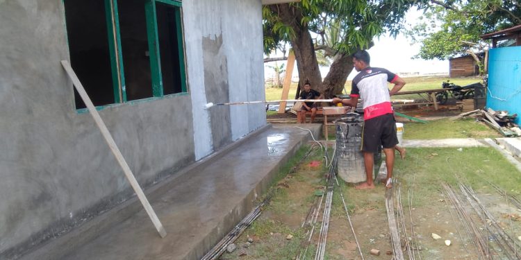 Program KASAD, Pembangunan Moramil 1512-02/Patani Capai 92 Persen