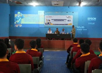 BPJ-W VII Jayapura Gelar Uji Sertifikasi Tenaga Kerja Konstruksi di SMKN 2 Ternate