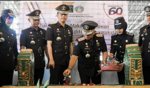 Peringati Hari Bakti Pemasyarakatan ke 60, Kemenkumham Malut Gelar Tabur Bunga di Taman Makam Pahlawan Nasional