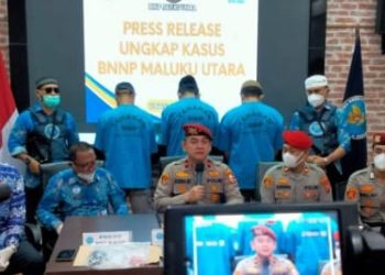 BNNP Malut Ringkus Lima Pelaku Peredaran Narkotika