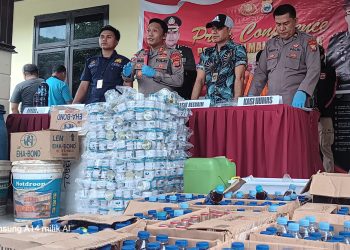 Polres Ungkap Pelaku Cabul, Curanmor Hingga Penyitaan Ribuan Lem EH-Bon