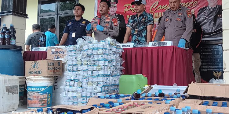 Polres Ungkap Pelaku Cabul, Curanmor Hingga Penyitaan Ribuan Lem EH-Bon