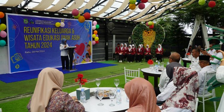Wakili Plt Gubernur Asisten II Buka Reunifikasi Keluarga dan Wisata Edukasi Anak Asuh tahun 2024