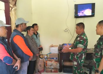 Gerak Cepat Kodim 1501/Ternate Menjaga Keselamatan Warga Binaannya dari Erupsi Gunung Ibu