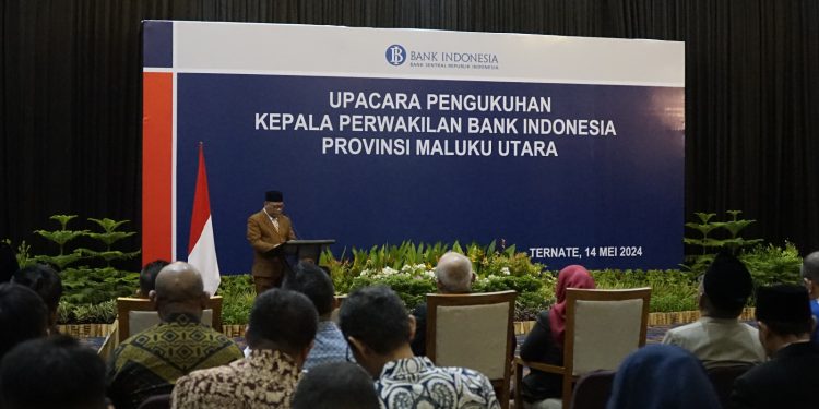 Plh. Gubernur Malut Hadiri Pengukuhan Kepala Perwakilan Bank Indonesia