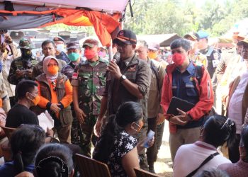 Kasrem Dampingi Kunjungan Kerja Kepala BNPB