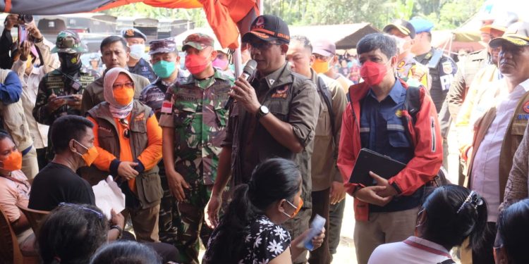 Kasrem Dampingi Kunjungan Kerja Kepala BNPB