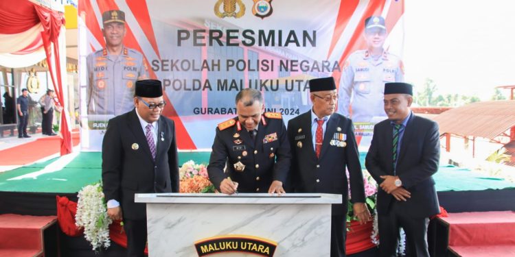 Kapolda Malut Resmikan SPN, Momentum Positif Bagi Pengembangan Pendidikan Kepolisian