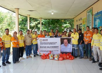 5000 Paket Sembako Haji Robert Untuk Kaum Dhuafa, Lansia dan Yatim Piatu di Lingkar Tambang