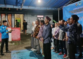 KNPI Kepsul Lantik Pengurus Pemuda Desa Kabau Pantai