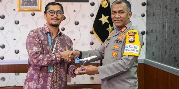 Kapolda Malut Terima Audiensi PT Garuda Indonesia Cabang Ternate