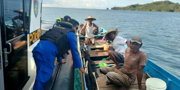 Dit Polairud Polda Malut Gelar Patroli di Perairan Ternate Jaga Kamtibmas dan Lingkungan