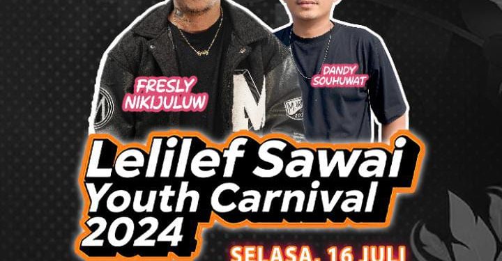 Dua Artis Ramaikan Carnival Youth Tahun 2024 Digelar Pemuda Lelilef Sawai