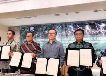 Dukung Target Nasional Rehabilitasi Lahan Mangrove, Harita Nickel Kembali Teken Perjanjian Kerja Sama Dengan Kemenko Marves