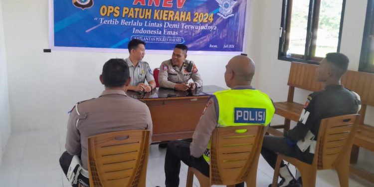 Jasa Raharja bersama Sat Lantas Polres Halsel Gelar Rapat Forum Komunikasi Lalu Lintas Angkutan Jalan