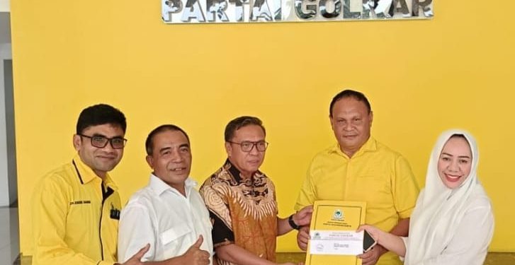 Sah, Partai Golkar Pinang Ikram dan Ahlan Pilkada Halteng 2024