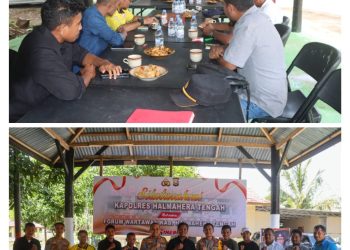 Kapolres Halteng Silahturahmi Bersama Media, Aditya : Kita Perangi Hoax Jelang Pilkada