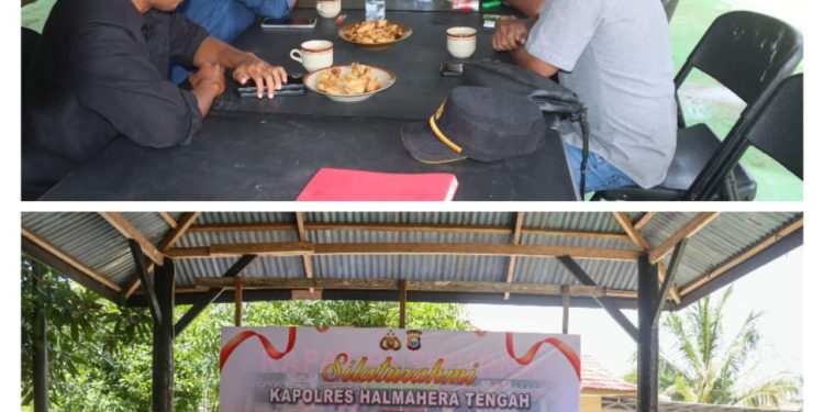 Kapolres Halteng Silahturahmi Bersama Media, Aditya : Kita Perangi Hoax Jelang Pilkada