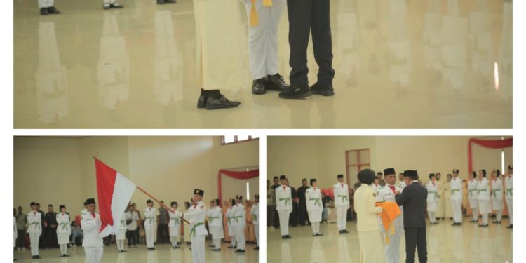 60 Paskibraka Halteng Resmi Dikukuhkan, IMS : Putra – Putri Terbaik Fagogoru