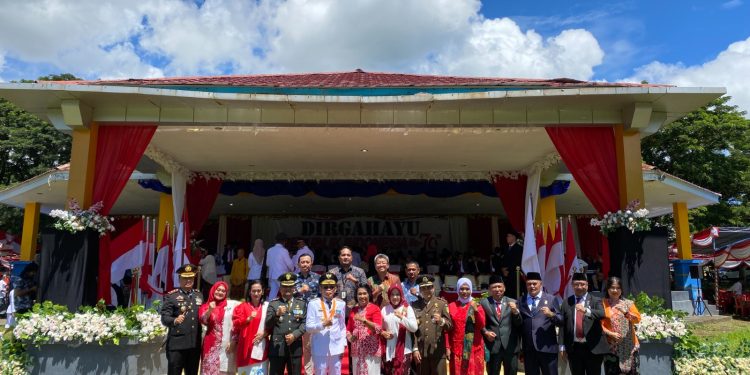 NHM Penuhi Undangan Bupati Halut dalam Upacara HUT Kemerdekaan RI Ke-79