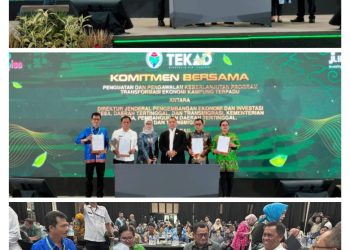 PJ Bupati Halteng Hadir dan MOU  Pada Workshop Nasional Program TEKAD Kemendes PDTT