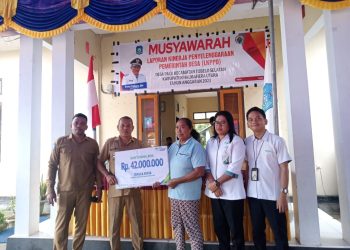 BPJS Ketenagakerjaan Serahkan Santunan 42 Juta ke Ahli Waris Nelayan Desa Paca