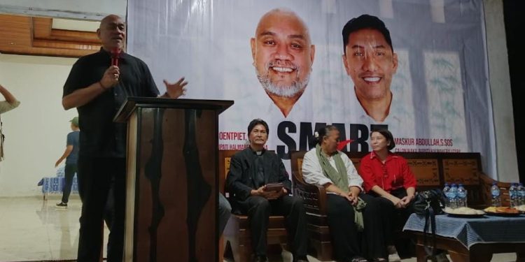 Pasangan Cabup/Wabup SMART Gelar Syukuran Saat Tiba di Halut