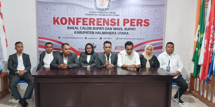 Hari Kedua Tahapan Pendaftaran, 4 Paslon Dinyatakan Lolos Berkas Oleh KPU Halut