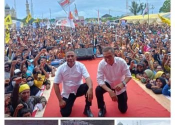 Mendaftar di KPU, Ribuan Simpatisan dan Pendukung IMS-ADIL Membludak