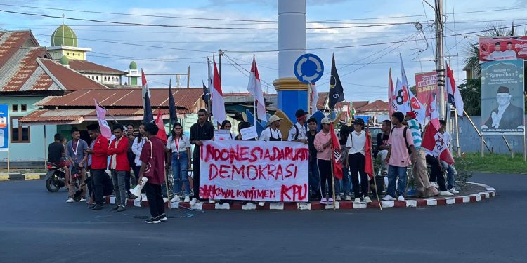 Pengamanan Unjuk Rasa Penolakan RUU Pilkada di Malut Berjalan Aman dan Tertib