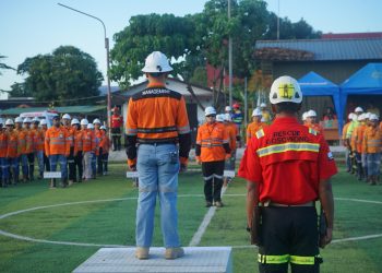 Tambang Emas Gosowong Laksanakan Apel  dan Inspeksi Keselamatan Kerja Pertambangan