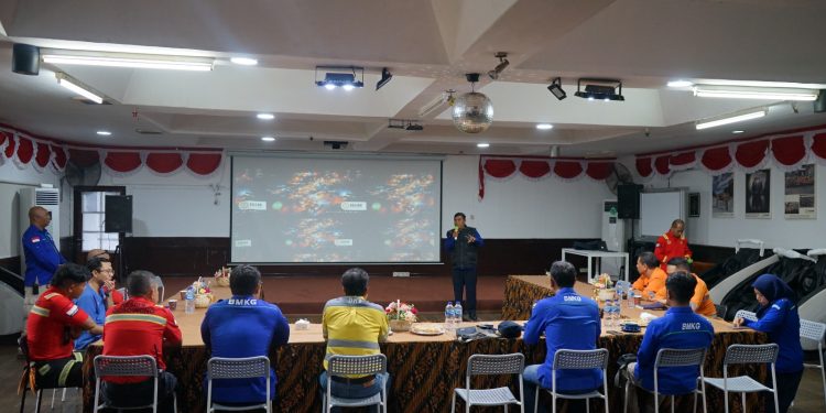 Kunjungi Site Gosowong, BMKG Ajak NHM Kolaborasi Program Tanggap Bencana di Halut