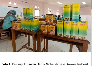 Harita Nickel Berdayakan Perempuan Lokal Lewat Pengembangan Usaha Kuliner