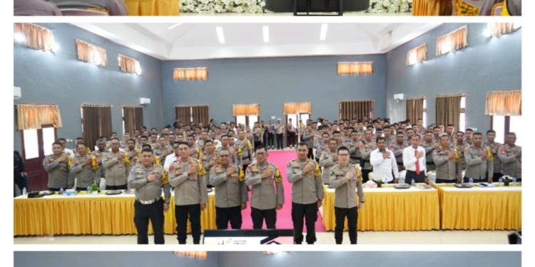 Kunker Ke Polres Halteng, Wakapolda : Jaga Netralitas Anggota Polri