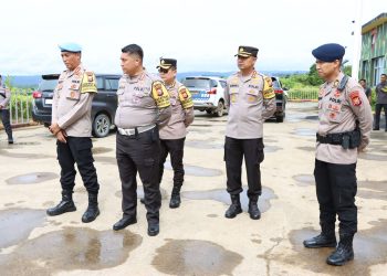 Netralitas dan Keamanan Pilkada 2024 Jadi Fokus Kunjungan Wakapolda Malut ke Mako Brimob Halteng