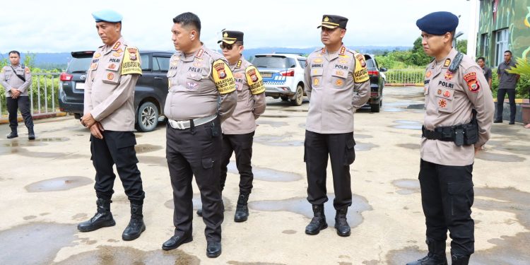Netralitas dan Keamanan Pilkada 2024 Jadi Fokus Kunjungan Wakapolda Malut ke Mako Brimob Halteng