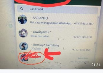 Beredar Screenshoot Grup WA ASN Dukung Bapaslon Tertentu, Oknum Kabag Diduga Jadi Admin