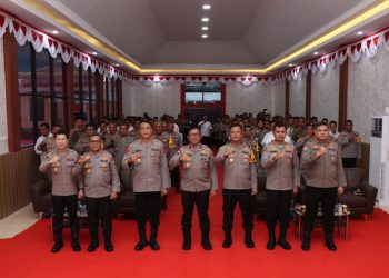 Wakapolda Malut Beri Arahan Netralitas Jelang Pilkada 2024 di Polres Haltim